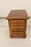 3-drawer end table, Peter Revington Furniture