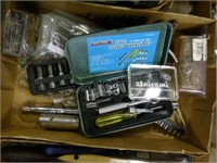 Box with sockets - Allen and torx drivers