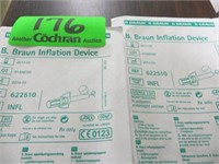 (2) Braun Inflation Device #622510,