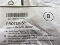 Protexis Latex with Neu-Thera Gloves, Size 8,