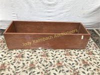 Large vintage Wooden Box 48x20"
