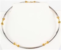 Jewelry 14kt Yellow & White Gold Necklace