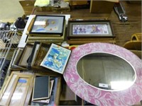 Large lot of pictures - frames - mirrors