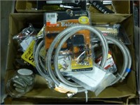 Box of tools - pliers - wire brush - wrenches - mi