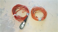 C- 48' WORK LIGHT AND 1- 40FT EXTENSION CORD.