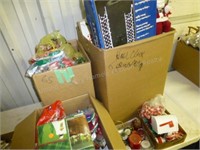 5 boxes Christmas items