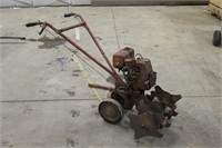 UNKNOWN TILLER WITH CLINTON MOTOR, STARTS AND RUNS