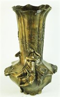 ART NOUVEAU BRONZE VASE