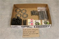 ASSORTED LETTER, PUNCHES, SLITTING SAWS, DRILL