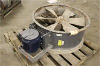 34" AMERICRAFT WALL FAN HAS MARATHON ELECTRIC 3/4