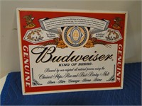 Budweiser Advertising Sign