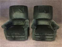 Matching Green Recliners