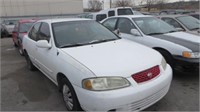 2001	Nissan	Sentra	White	3N1CB51D61L498525