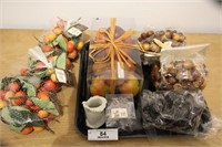 Bags Of Artifical Fruits Etc