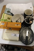 Hankies, Bath Set, Coasters, Large Clothes Pin Etc