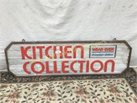 Wooden Wear-Ever Kitchen Collection Sign