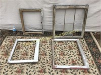 Assorted Antique Window Frames