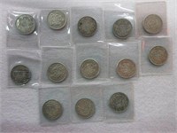 Lot of Canadian 50 Cent Pieces