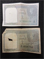 Government of Indian Rupee Bank Notes