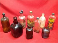 RARE Antique & Vintage 2 & 4 Dot & Other Bottles
