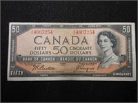 1954 Fifty Dollar Canada Bank Note