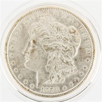 Coin High Grade 1878-P Morgan 7 TF Silver Dollar