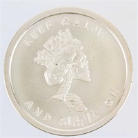 Coin SS ‘Keep Calm’ 1 Troy Oz Silver Round