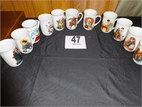 11 NORMAN ROCKWELL MUGS