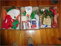 3 BOXES OF VINTAGE CHRISTMAS DCOR