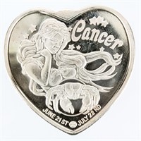 Coin Cancer 1 Oz Silver Coin