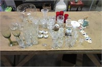 Large Lot of glass & china