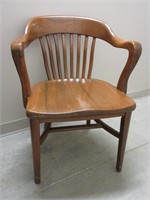 1950's Solid Wood KRUG Office Chair