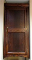 Custom Built Solid Maple Single Door Cabinet