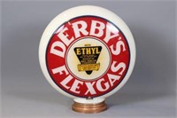 Derby Flexgas Ethyl  Gasoline Globe