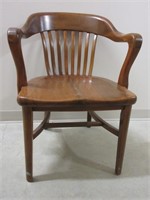 1950's Solid Wood KRUG Office Chair