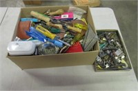 Box of miscellaneous tools