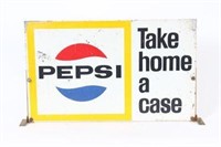 Pepsi Rack Topper Sign