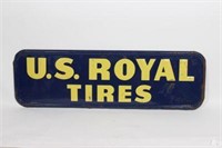 U.S. Royal Embossed Tin Sign