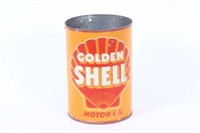 Golden Shell Motor Oil 5 Quart Oil Can