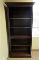 Sturdy Tall Solid Maple Bookshelf