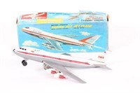 Battery Operated Boeing 747 TWA Jet Plane W/ Box