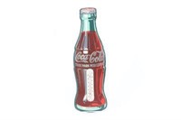Coca Cola Tin Bottle Thermometer
