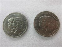 1981 Lady Diana Coins