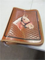 Hand-tooled Leather Binder