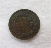 1888 Canada One Cent Piece