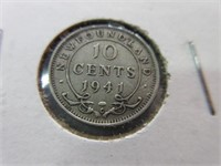 1941 Newfoundland 10 Cent Piece