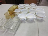 Assortment of Corelle dishes
