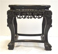 Chinese Stool with Marble Top