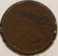 1875 INDIAN HEAD PENNY  VG