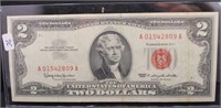 TWO DOLLAR RED SEAL  1963